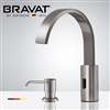 Fontana Commercial Light Oil Rubbed Bronze Touch Less Automatic Sensor Faucet & Manual Soap Dispenser